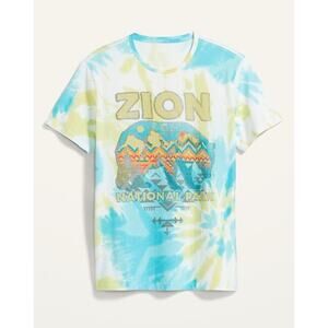 Old Navy Zion National Park Utah T-shirt Tie Dye Adult Medium Western